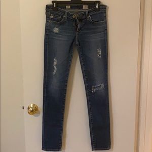 AG ripped jeans
